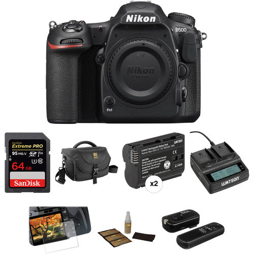 Nikon D500 DSLR Camera Body Deluxe Kit