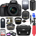 Nikon D5600 24.2 MP DSLR Camera + AF-P DX 18-55mm &amp; 70-300mm Ed VR + Accessory Bundle