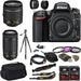 Nikon D750 DSLR Camera with Nikon 18-55mm f/3.5-5.6G VR Lens Nikon 70-300mm ED VR Wideangle Lens Telephoto Lens