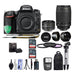 Nikon D750 DSLR Camera with Nikon 50mm 1.8D Lens | Nikon 70-300mm G Lens Bundle