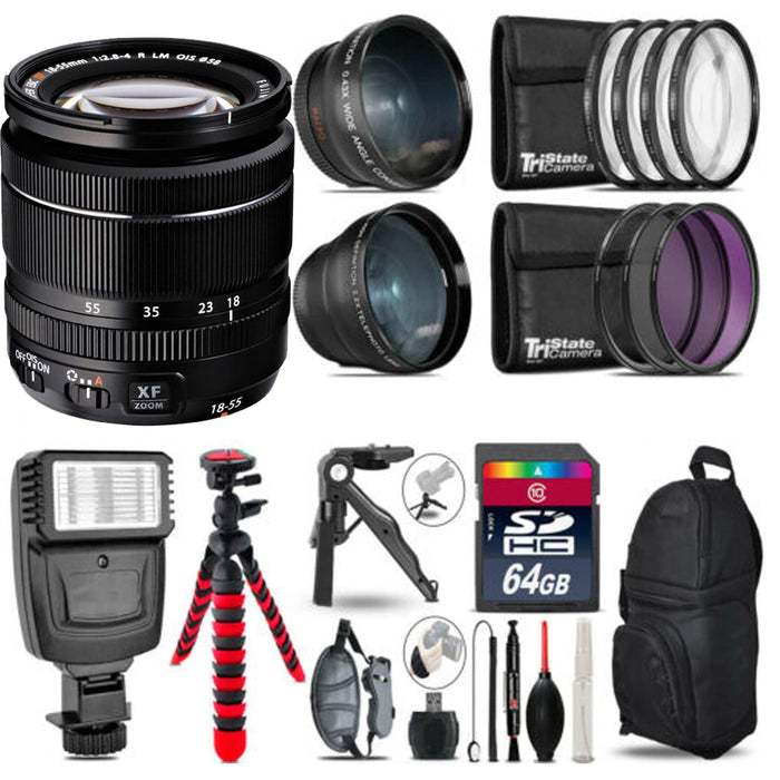 Fujifilm XF 18-55mm f/2.8-4 R LM OIS Zoom Lens Mega Bundle