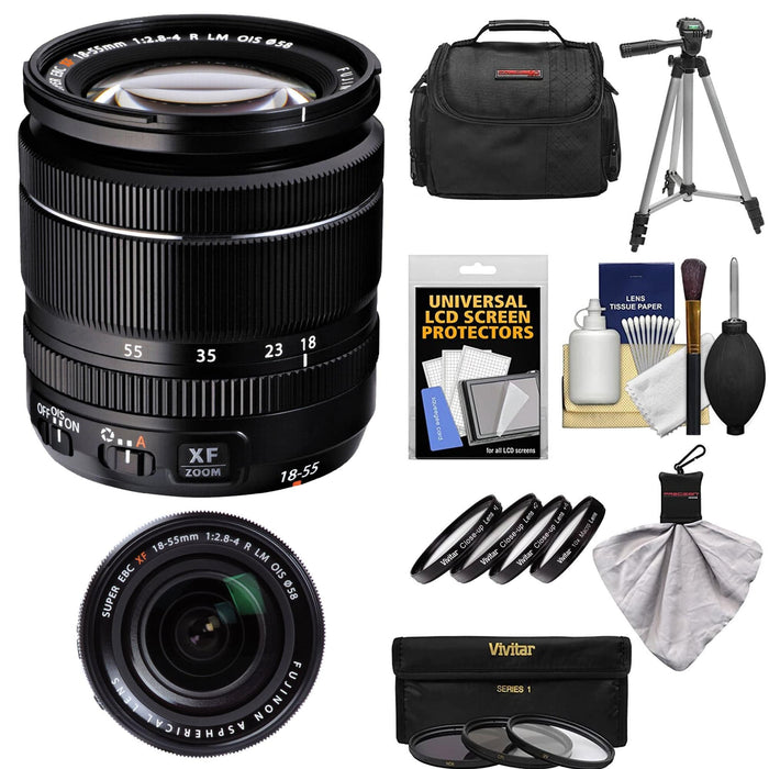 Fujifilm XF 18-55mm f/2.8-4 R LM OIS Zoom Lens Travel Bundle