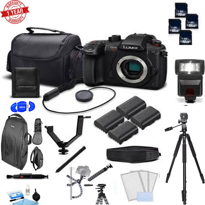 Panasonic Lumix DC-GH5S Mirrorless Micro Four Thirds Digital Camera &amp; Mega Extra Accessories Bundle