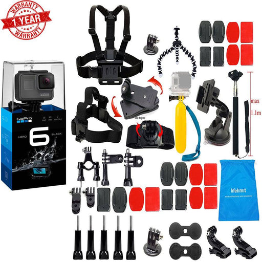 GoPro HERO6 Black W/ Lifelimit Accessories Starter Kit