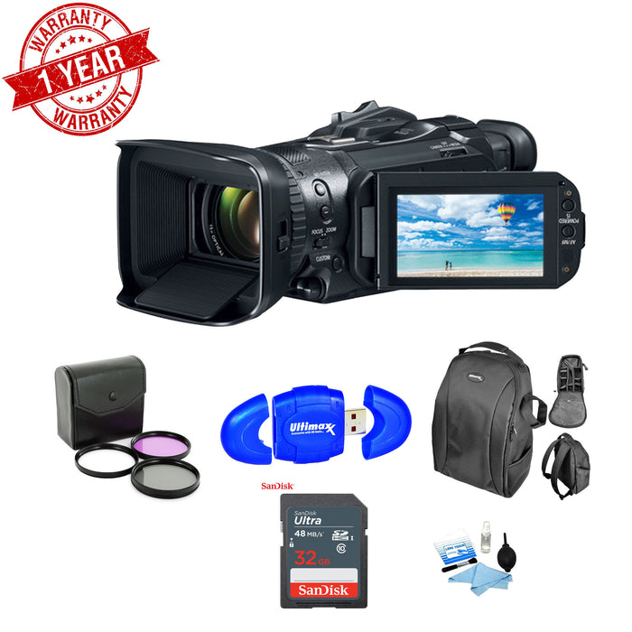 Canon VIXIA GX10 UHD 4K Camcorder Starter Bundle USA/CANADA