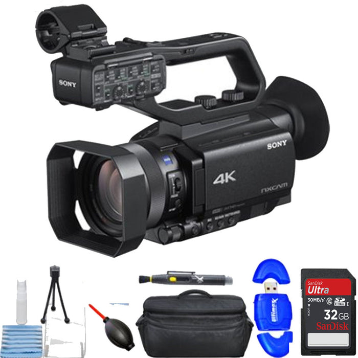 Sony HXR-NX80 Full HD XDCAM with HDR &amp; Fast Hybrid AF 32GB Starter Bundle