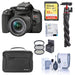 Canon EOS Rebel T8i/850D DSLR Camera EF-S 18-55mm f/4-5.6 IS STM Lens W/Free ACC Bundle