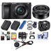 Sony Alpha a6400 Mirrorless Digital Camera with 16-50mm Lens Kit Advanced Accessory Bundle