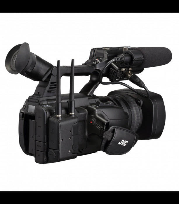 JVC GY-HC550 HandheldConnected Cam1&quot; 4K Broadcast Camcorder with 72'' Tripod, Headphones, Camcorder Bag, 32GB Sandisk ExtremePro Bundle