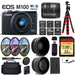 Canon EOS M100 Mirrorless Digital SLR Camera w/ platinum accessory bundle