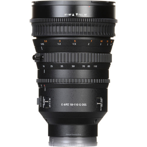 Sony E PZ 18-110mm f/4 G OSS Lens