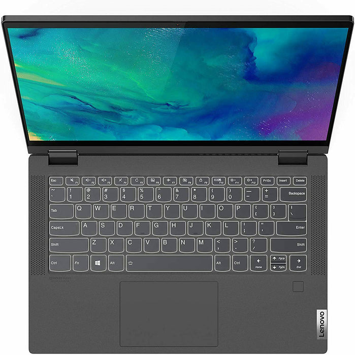 Lenovo Flex 5 14&quot; FHD IPS Touchscreen 2-in-1 Notebook - AMD Ryzen 5 4500U 2.3GHz - 16GB RAM 256GB PCIe SSD - Lenovo Digital Pen - Backlit Keyboard - Windows 10 Home - Graphite Grey