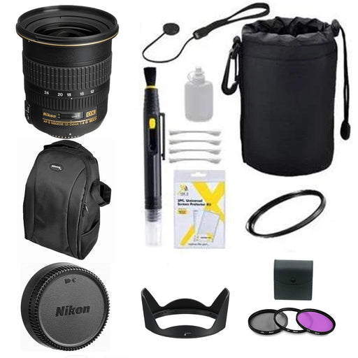 Nikon AF-S DX Zoom-NIKKOR 12-24mm f/4G IF-ED Lens Starter Bundle