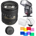 Nikon AF-S DX NIKKOR 16-85mm f/3.5-5.6G ED VR Lens Flash Bundle