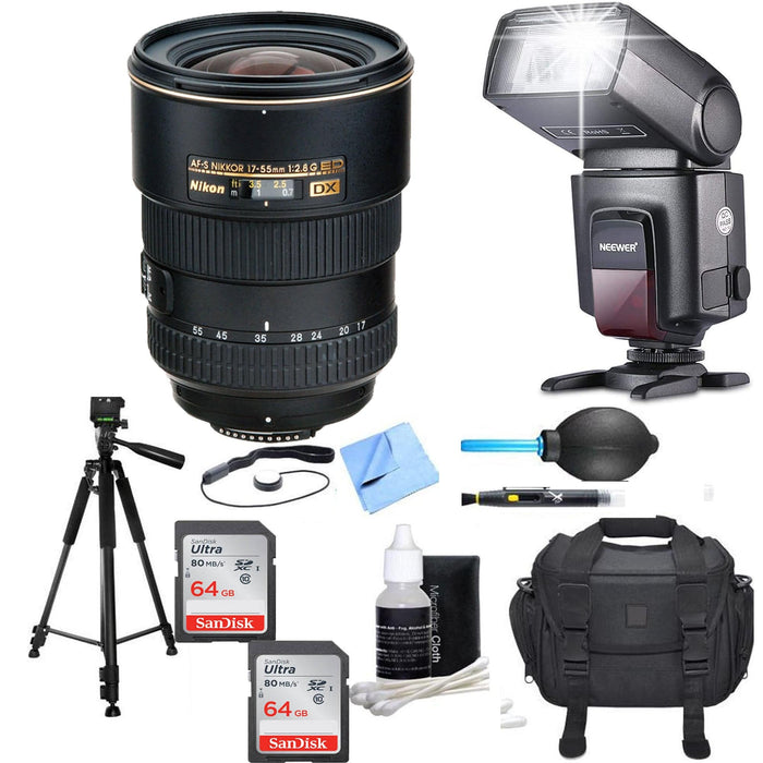 Nikon AF-S DX Zoom-NIKKOR 17-55mm f/2.8G IF-ED Premium Bundle