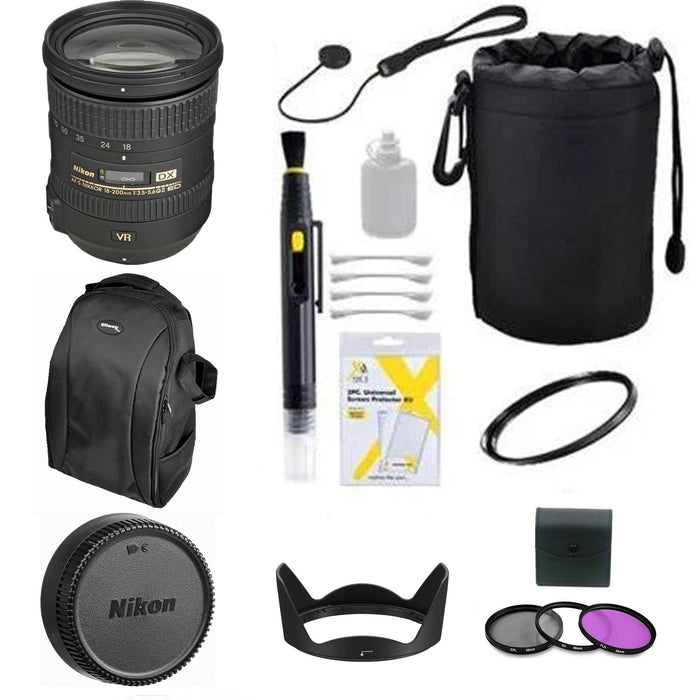 Nikon AF-S DX NIKKOR 18-200mm f/3.5-5.6G ED VR II Lens Starter Bundle