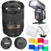 Nikon AF-S DX NIKKOR 18-300mm f/3.5-5.6G ED VR Lens Flash Bundle