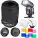 Nikon AF-S DX Zoom-NIKKOR 55-200mm f/4-5.6G ED Lens Flash Bundle