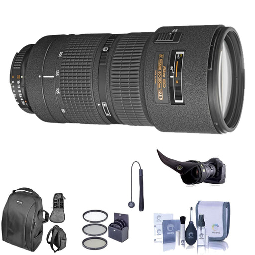 Nikon AF Zoom-NIKKOR 80-200mm f/2.8D ED Lens Accessory Bundle