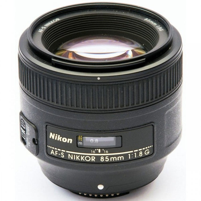 Nikon AF-S NIKKOR 85mm f/1.8G Fixed Lens 67mm Macro Lens Top Accessory Kit (International Version)