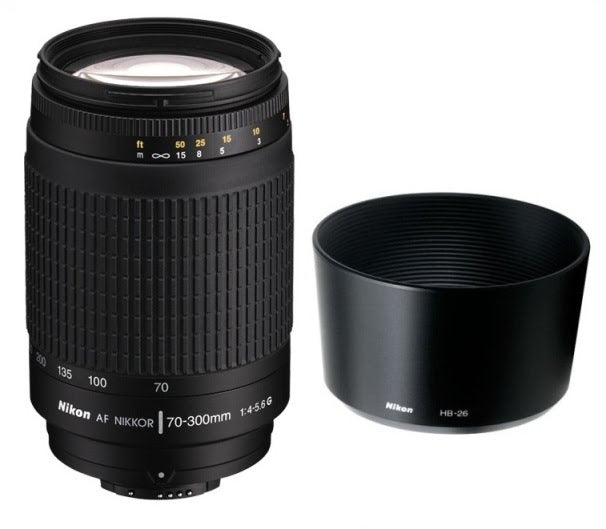 Nikon AF Zoom-NIKKOR 70-300mm f/4-5.6G Lens (Open Box)