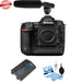 Nikon D5/D6 DSLR XQD / CF Version Body With Tascam DR-10SG Camera-Mountable Audio Recorder with Shotgun Microphone