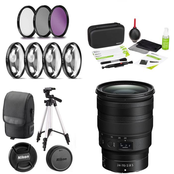 Nikon NIKKOR Z 24-70mm f/2.8 S Lens Starter Bundle