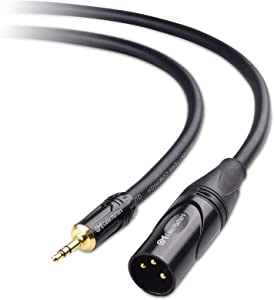 Cable Matters (1/8 Inch) 3.5mm to XLR Cable 3 ft Male to Male (XLR to 3.5mm Cable, XLR to 1/8 Cable, 1/8 to XLR Cable)