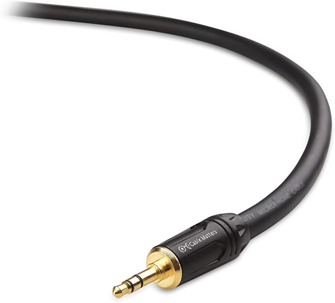 Cable Matters (1/8 Inch) 3.5mm to XLR Cable 3 ft Male to Male (XLR to 3.5mm Cable, XLR to 1/8 Cable, 1/8 to XLR Cable)