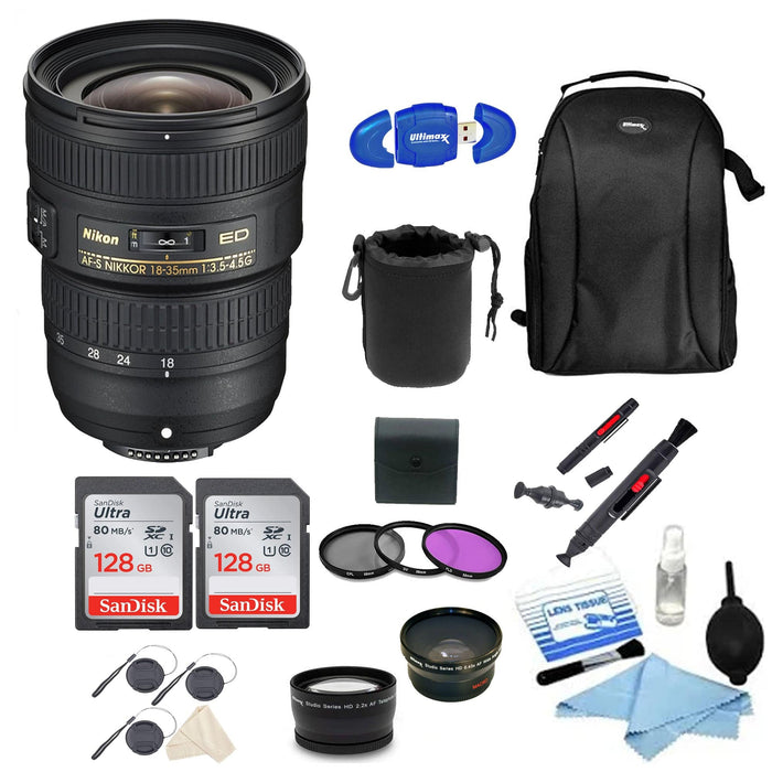 Nikon AF-S NIKKOR 18-35mm f/3.5-4.5G ED Deluxe Bundle