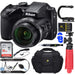 Nikon COOLPIX B500 16MP 40x Optical Zoom Digital Camera w/ Wi-Fi | 16GB SDHC Accessory Bundle (Black)