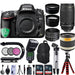 Nikon D610 DSLR Camera with Nikon 50mm 1.8D, Nikon 70-300mm G &amp; 500mm f/6.3 HD Telephoto Mirror Lens Mega Bundle