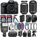 Nikon D7500 DSLR Camera with 18-140mm &amp; 55-200mm VR II Lens Essential Bundle