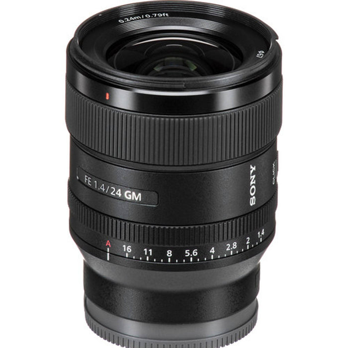 Sony FE 24mm f/1.4 GM Lens with Free SD Memory Card