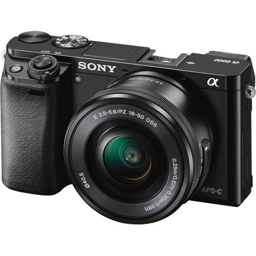 Sony Alpha a6000 Mirrorless Digital Camera with 16-50mm and 55-210mm Lenses W/ 192GB MEMORY CARD BUNDLE