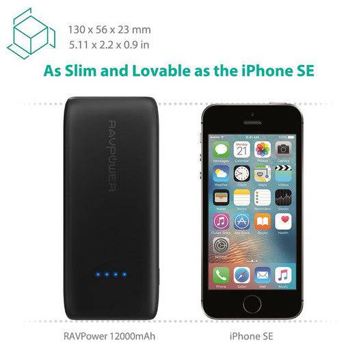 RAVPower 12,000mAh External Battery Pack