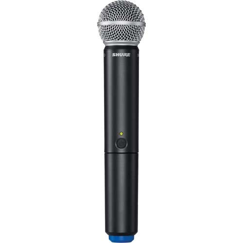 Shure BLX288/SM58 Dual-Channel Wireless Handheld Microphone System with SM58 Capsules (H10: 542 to 572 MHz)