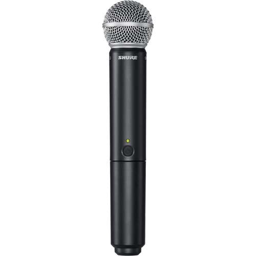 Shure BLX288/SM58 Dual-Channel Wireless Handheld Microphone System with SM58 Capsules (H10: 542 to 572 MHz)