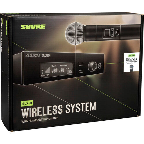 Shure SLXD24/B58 Wireless Vocal System with BETA 58 Band H55