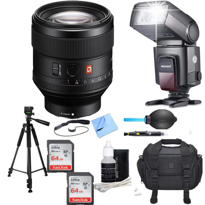 Sony FE 85mm f/1.4 GM Lens Premium Bundle