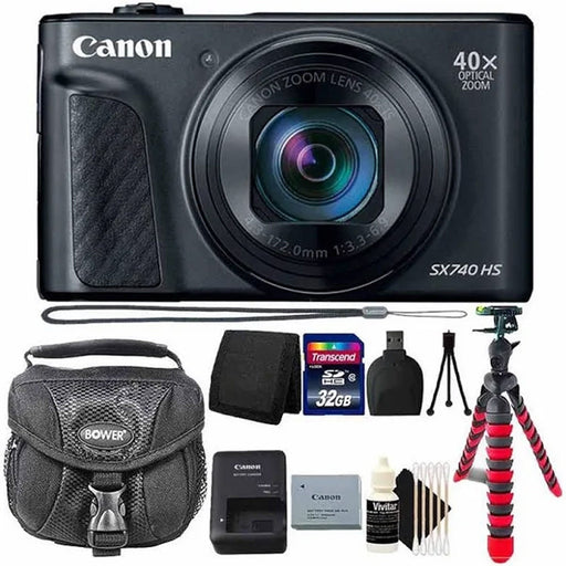 Canon PowerShot SX740 with Pro Accessory Bundle