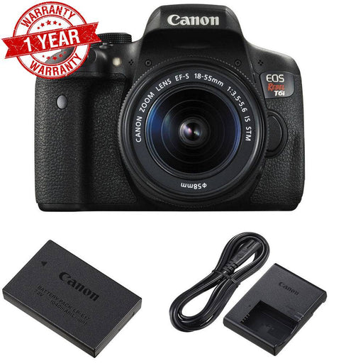 Canon EOS Rebel T6i/800D DSLR Camera with 18-55mm USA