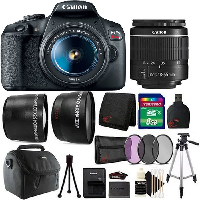 Canon EOS Rebel T7/2000D DSLR Camera with 18-55mm Lens Starter Package