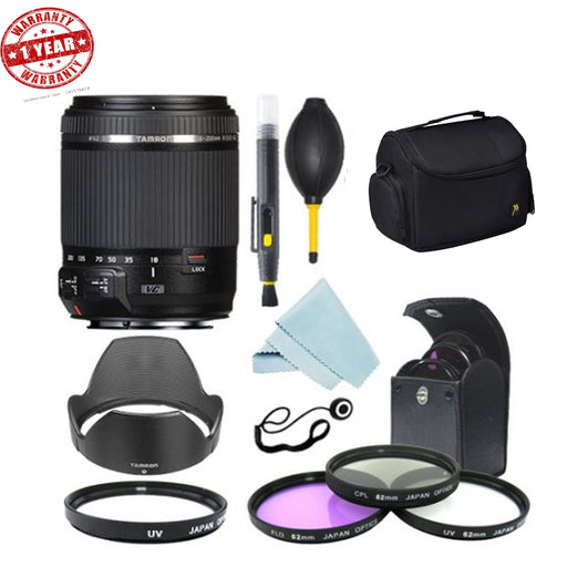 Tamron 18-200mm f/3.5-6.3 Di II VC Lens for Canon/ Nikon | Filter Kit | Accessory kit