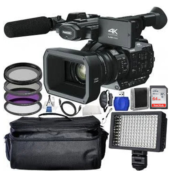 Panasonic AG-UX180 4K Premium Professional Camcorder Bundle