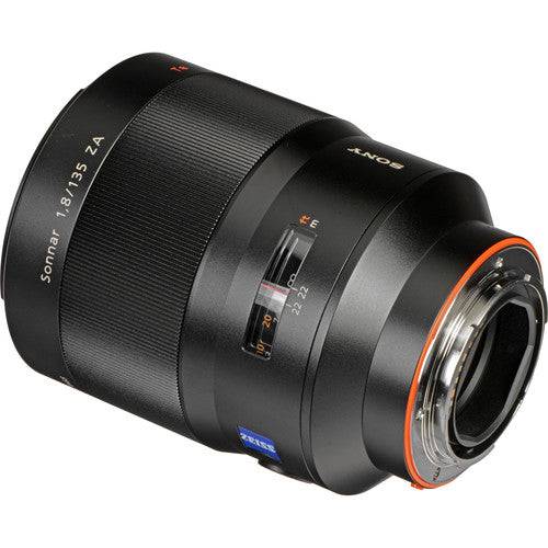 Sony Sonnar T* 135mm f/1.8 ZA Lens with Additional Accessories