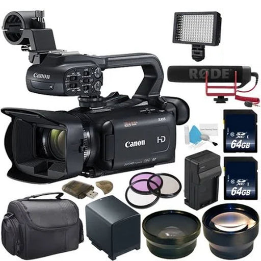 Canon XA11 Compact Full HD Camcorder with HDMI and Composite Output W/ Rode Microphone Bundlle