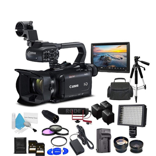 Canon XA11 Compact Full HD Camcorder with HDMI and Composite Output Professional Mega Bundle