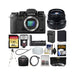 Fujifilm X-T2 4K Wi-Fi Digital Camera Body with 35mm f/2.0 XF R wr Lens &amp; VPB-XT2 Grip + 64GB Card + Case + Flash + Tripod Kit